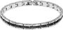 RB Bracelet Steel SANTORIN 6mm Bic IP Black 21cm