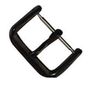 Set of 3 Alu buckle Classic 1.6mm 12mm IP Black