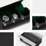 Roll 3 watches BOUVERET - Black/Green inside