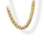 * RB Necklace Satined steel CROONER 8mm IP Gold
